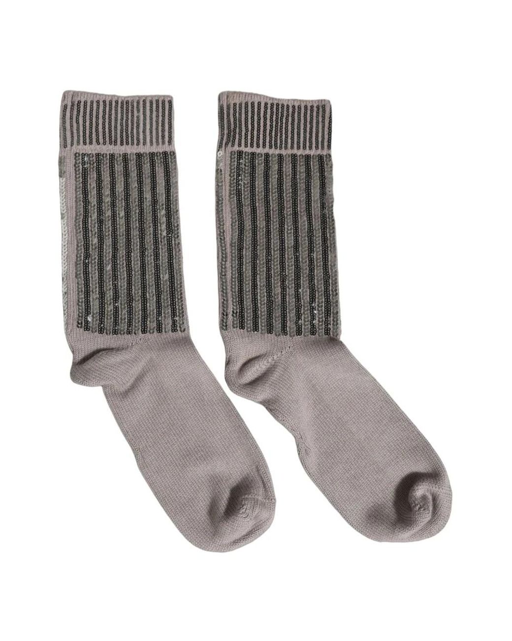Dolce & Gabbana Gray Socks