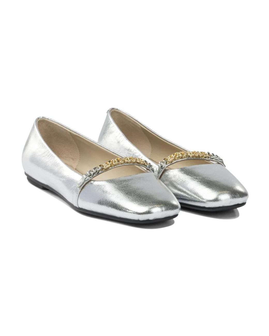 Pinko White Ballerina Shoes