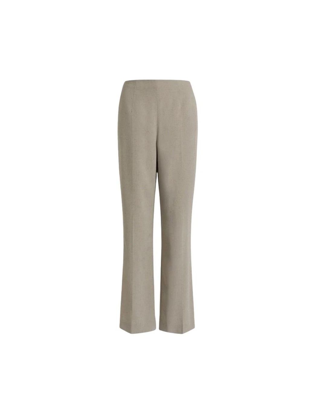 Alberta Ferretti Gray Wide Trousers