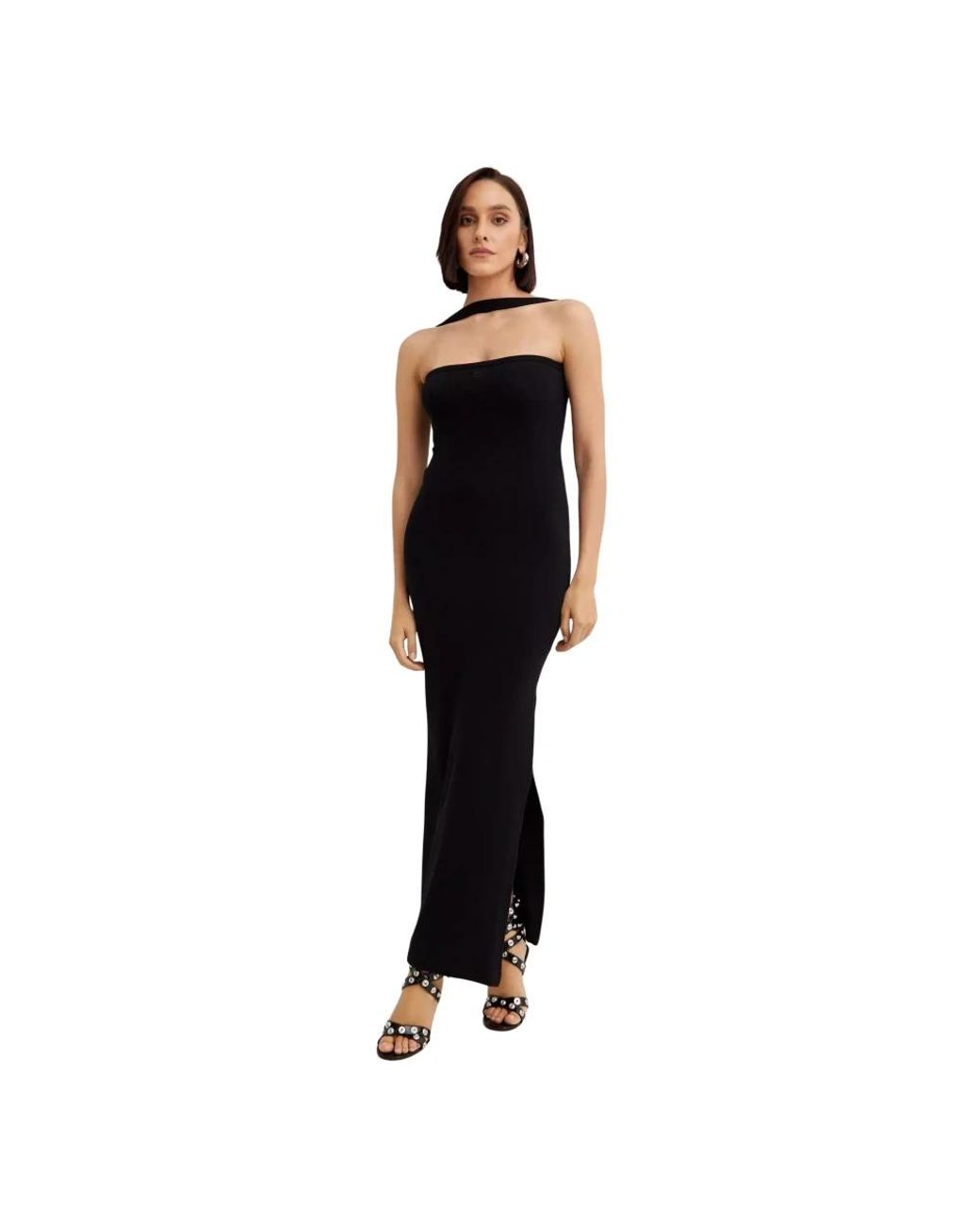 Courreges Black Maxi Dresses