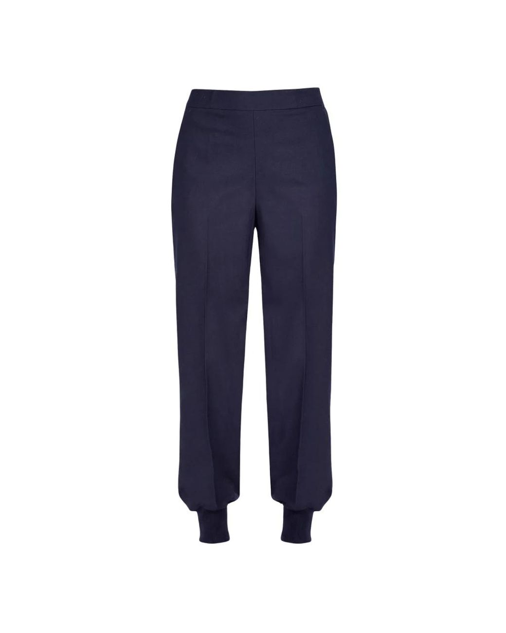Semicouture Blue Tapered Trousers