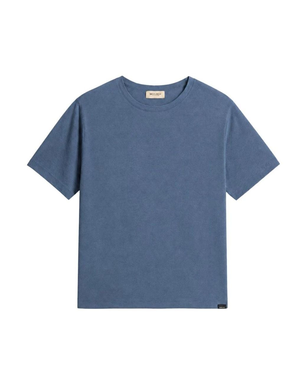 Woolrich Blue Round-Neck Knitwear for men