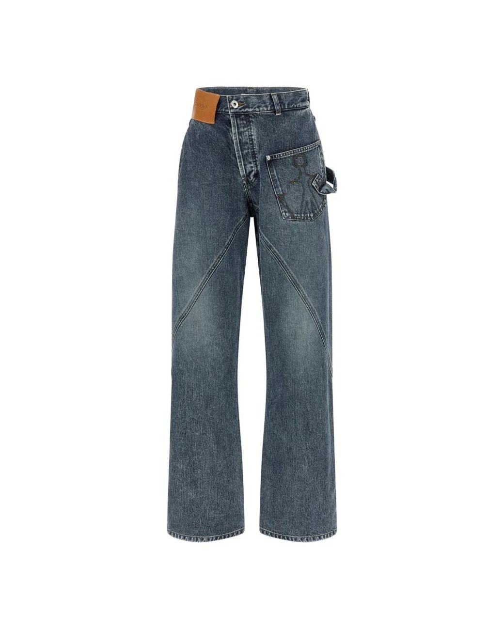 J.W. Anderson Blue Straight Fit Jeans