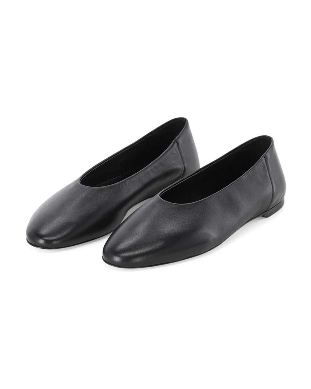 Totême Black Ballerina Shoes