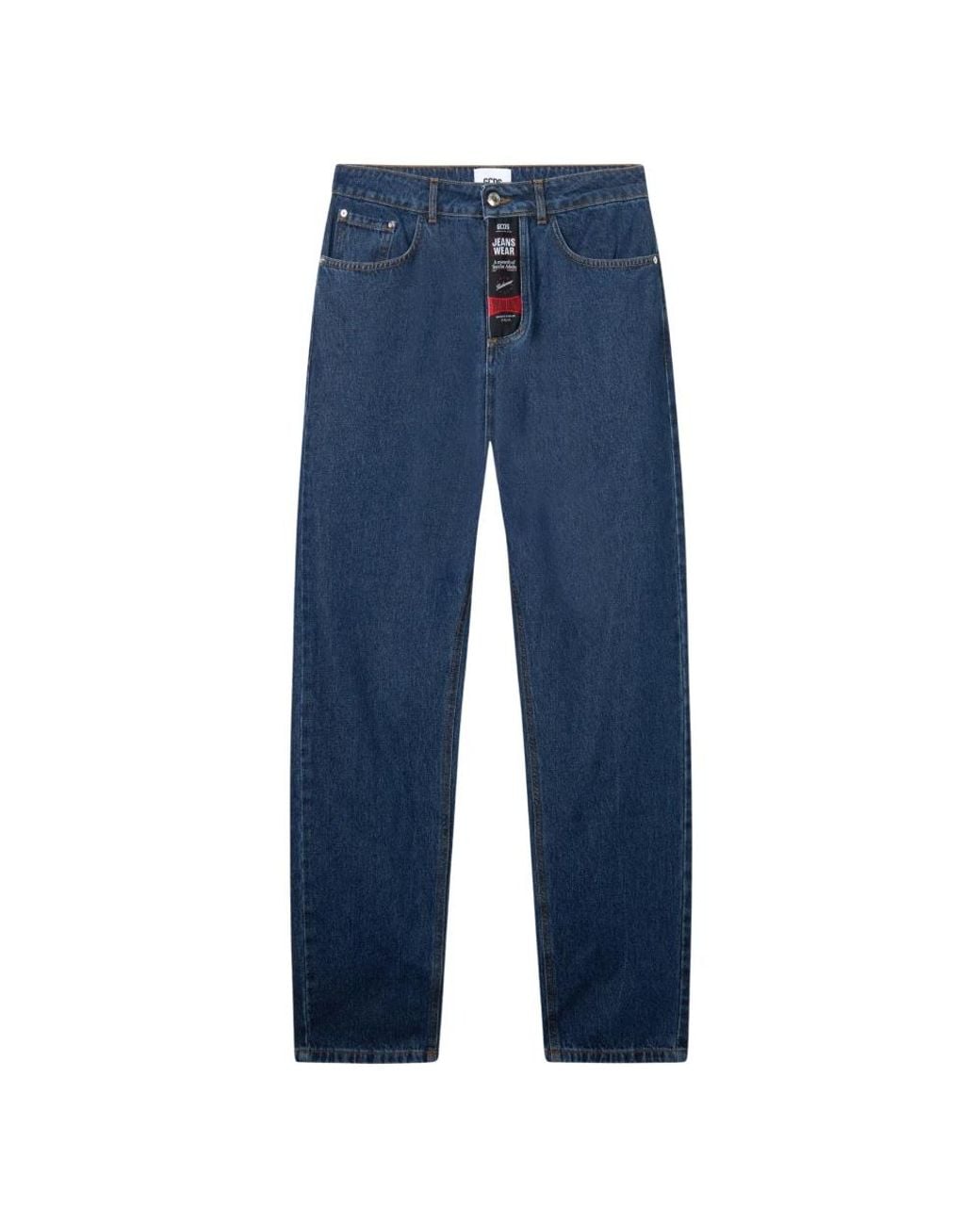 Gcds Blue Loose Fit Jeans for men