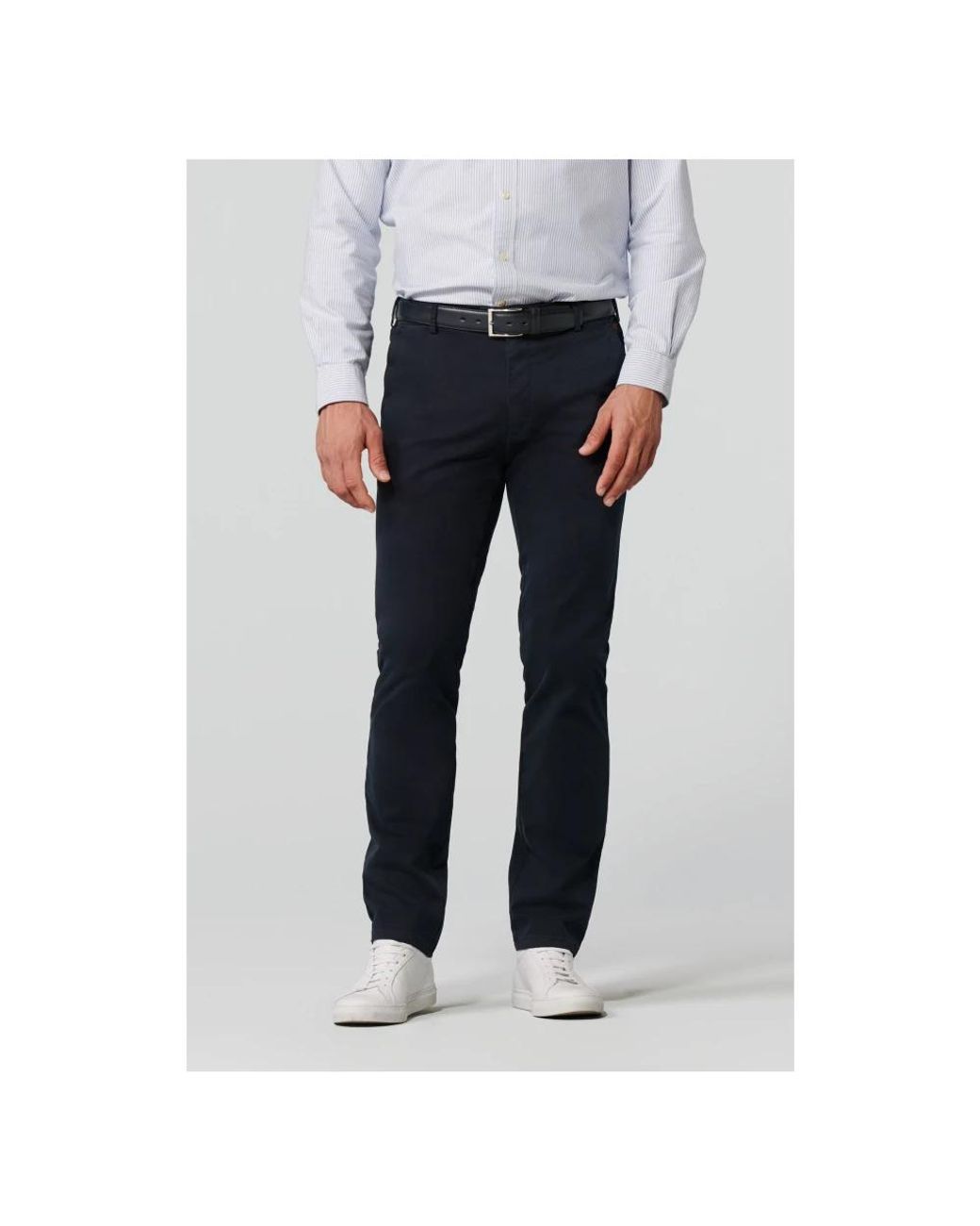 Meyer Blue Chinos for men