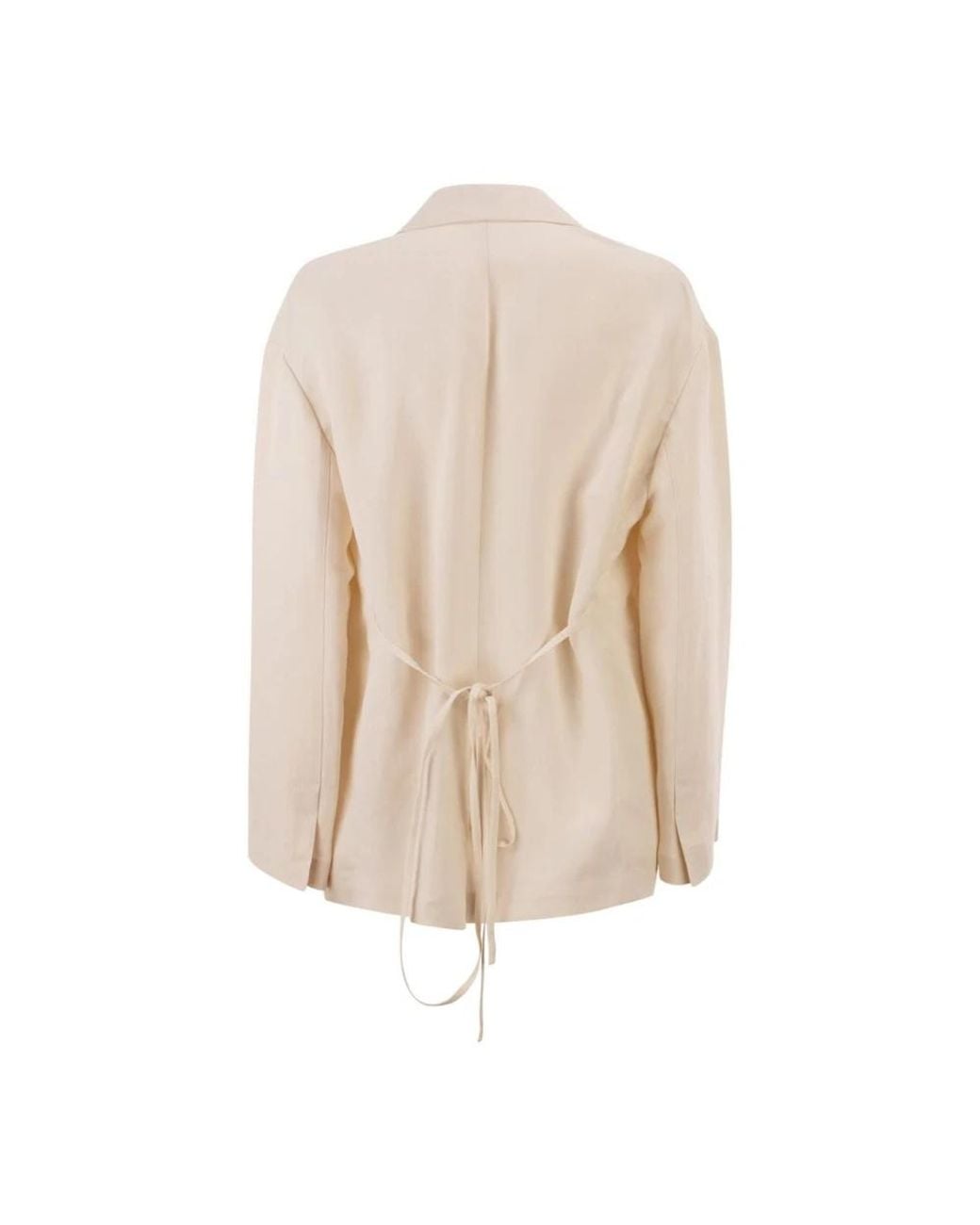 Brunello Cucinelli Natural Blazers