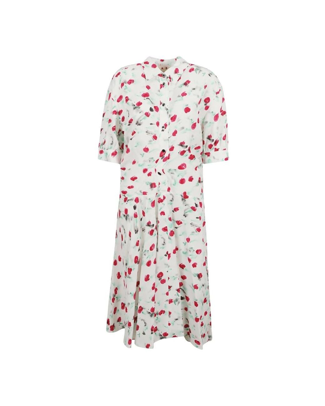 Marni White Shirt Dresses