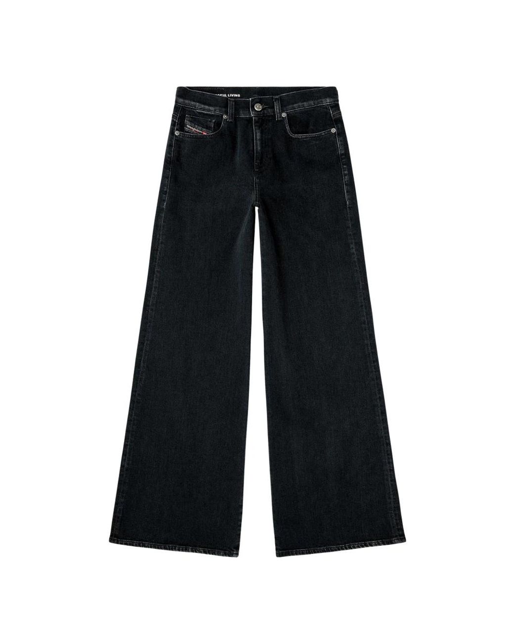 DIESEL Black Wide Jeans