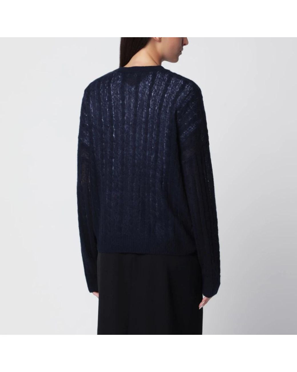 Lisa Yang Blue Round-Neck Knitwear