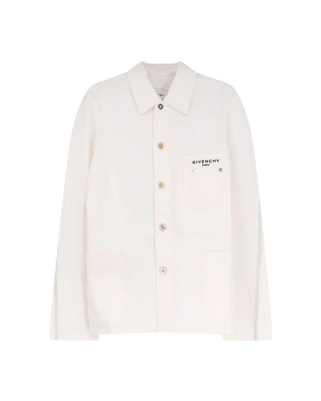 Givenchy Jassen ,Wit ,Katoen Denim Katoenen Jas in het White voor heren