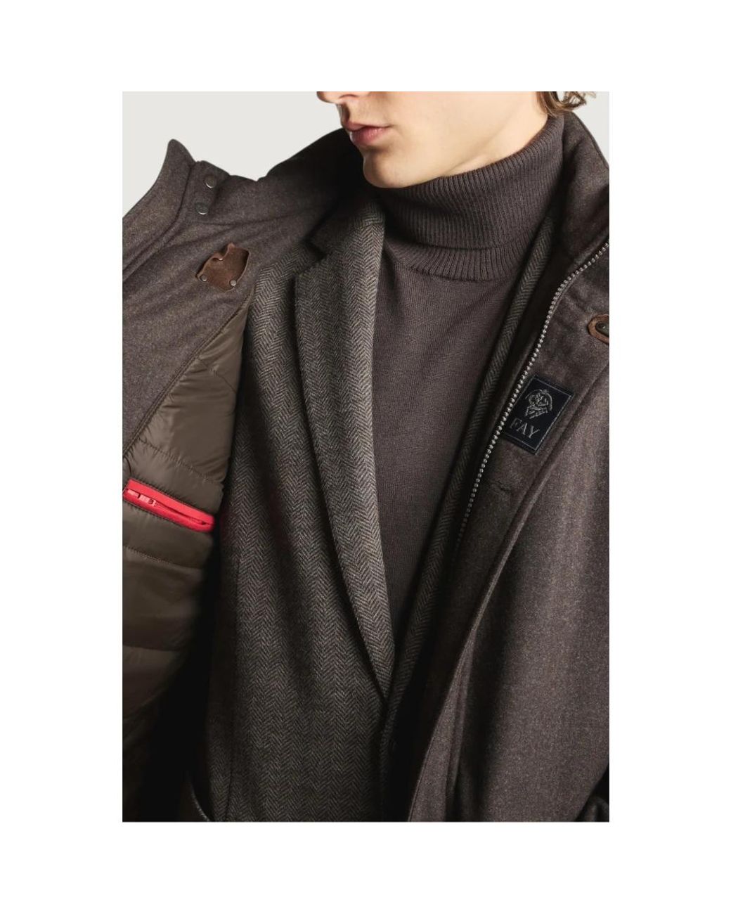 Light Jackets Fay de hombre de color Brown