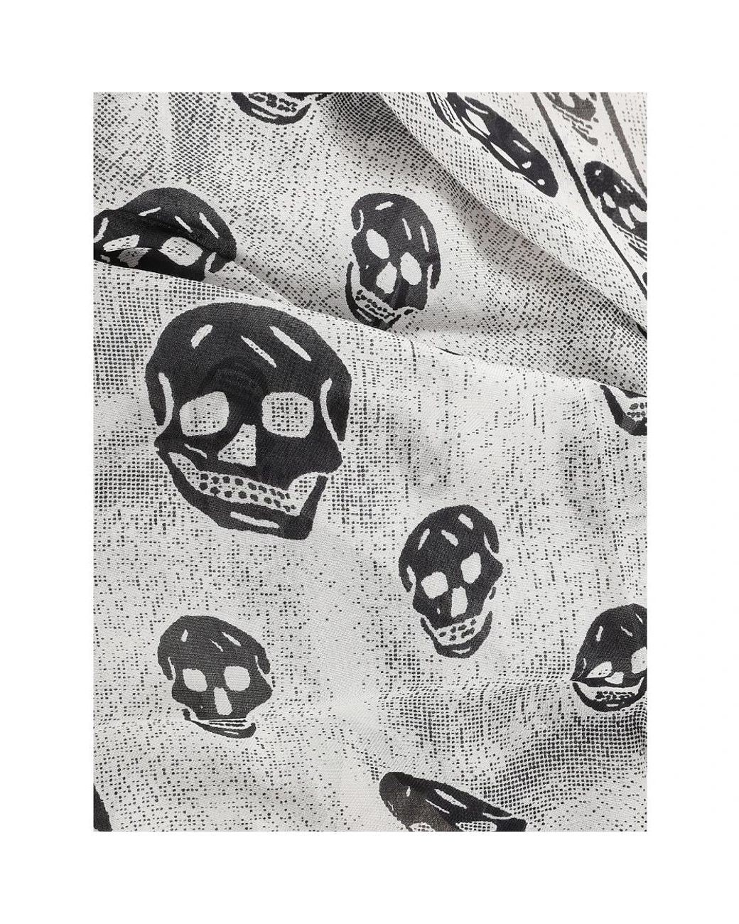 McQueen Gray Scarves for men
