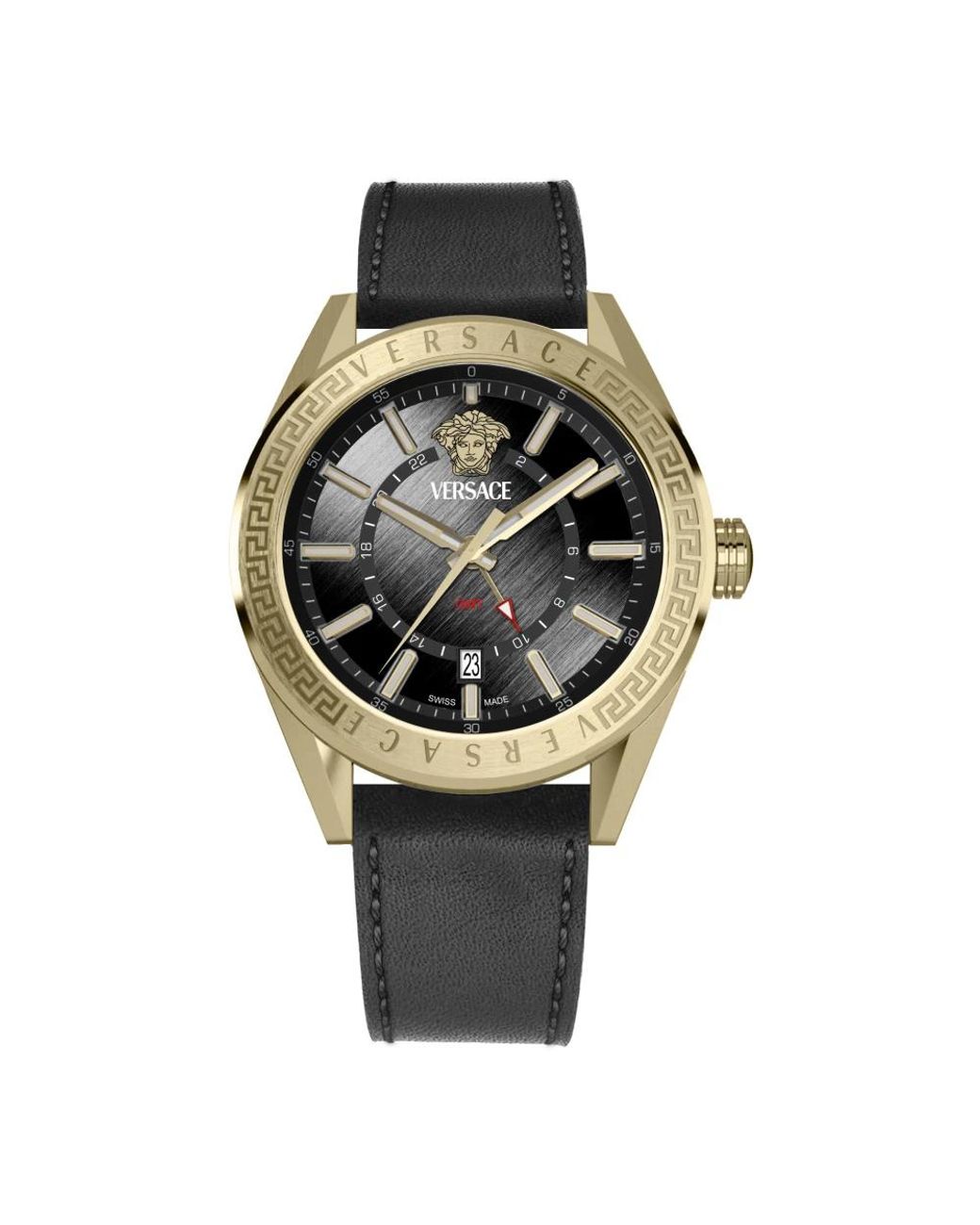 Versace V-Code Gmt 42Mm in het Metallic voor heren