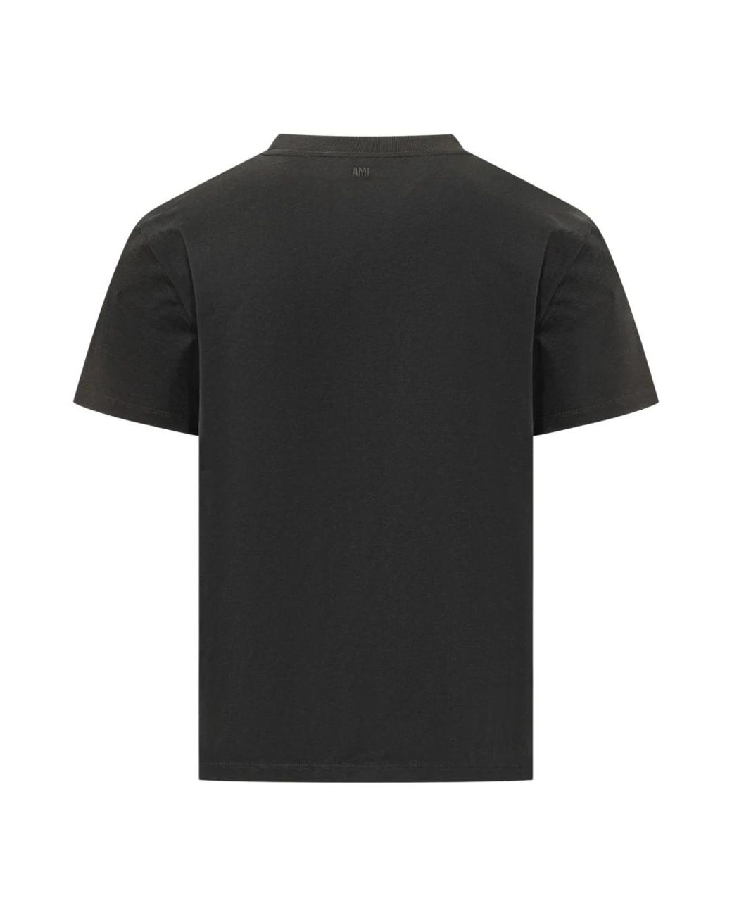 AMI Black T-Shirts for men