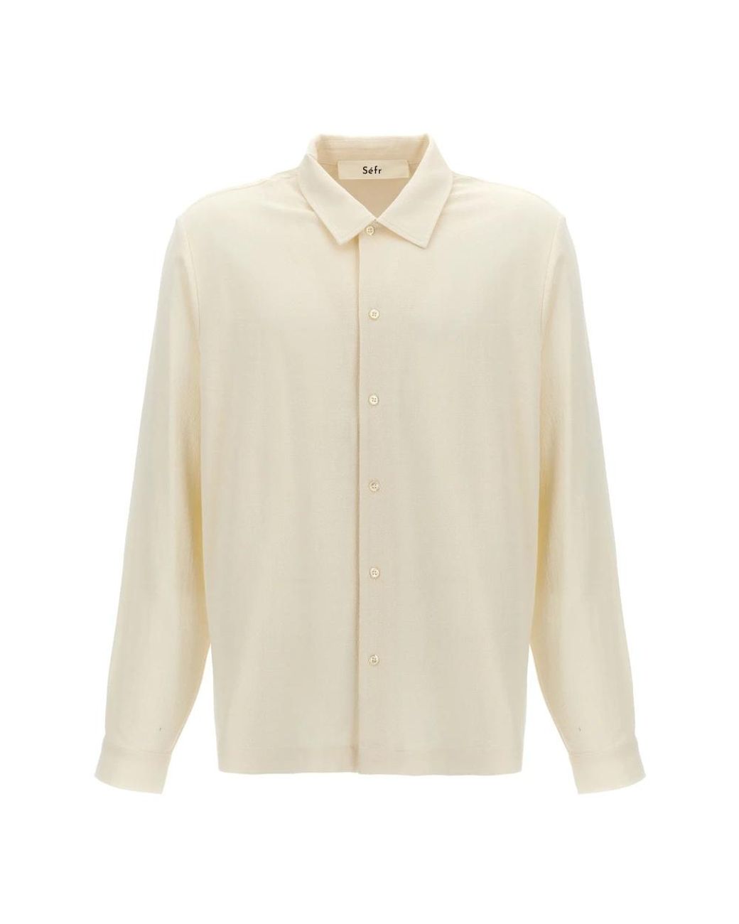 Séfr White Casual Shirts for men