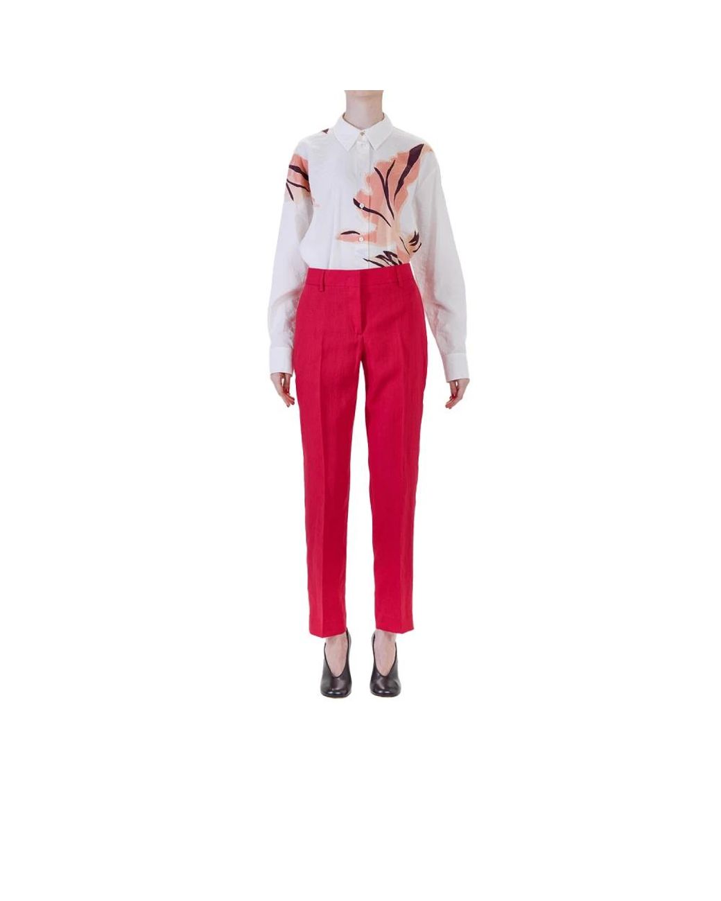 Paul Smith Red Slim-Fit Trousers
