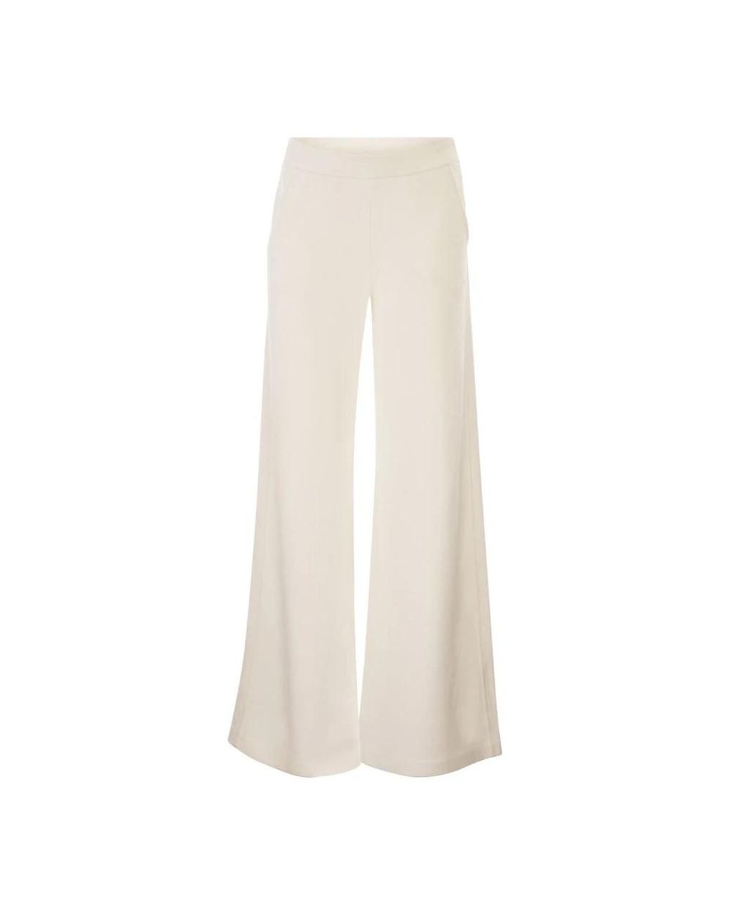 Dondup White Wide Trousers