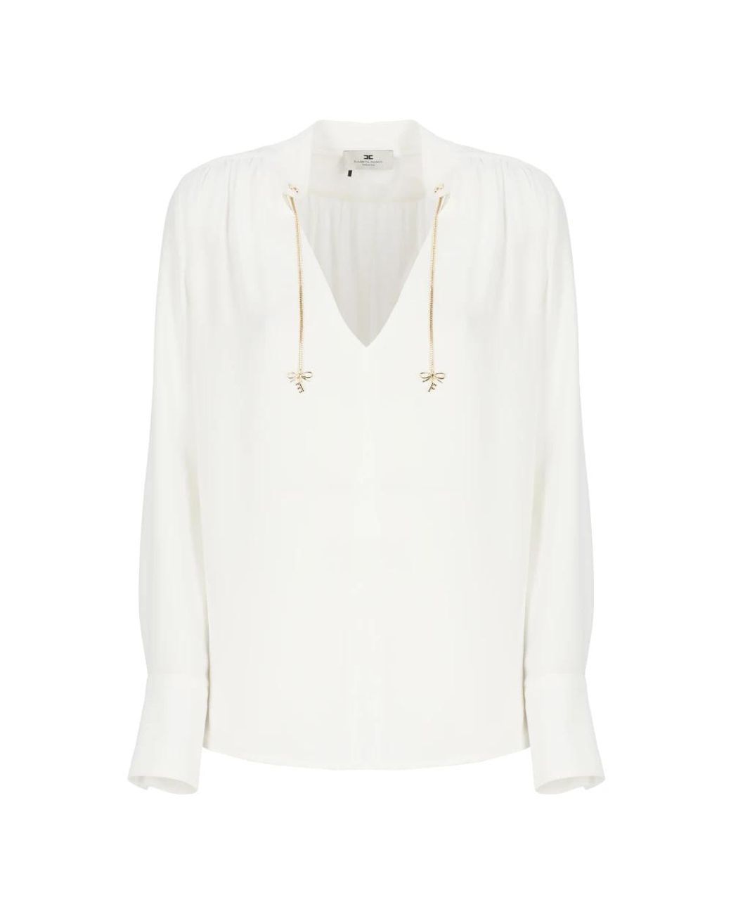 Blouses Elisabetta Franchi de color White