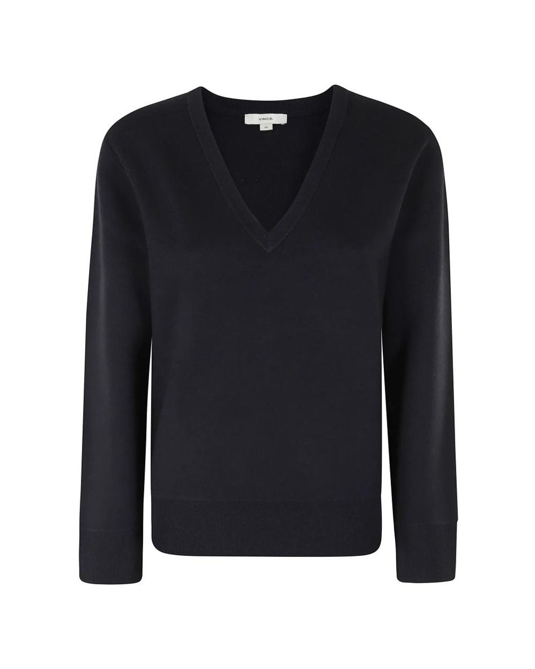 Vince Blue V-Neck Knitwear