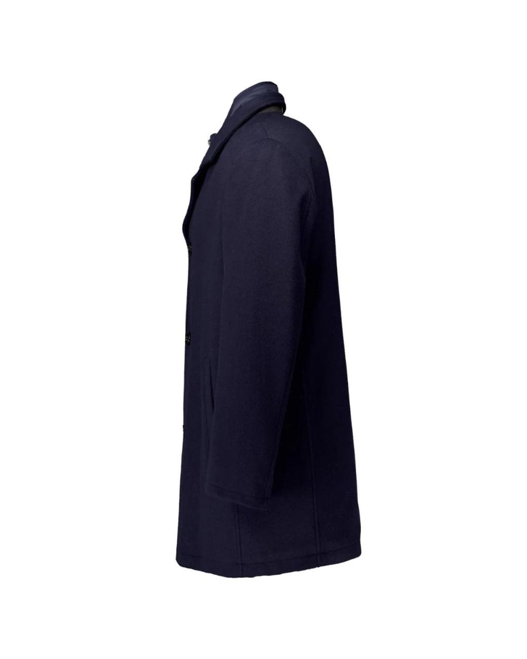 Bugatti Blue Single-Breasted Coats for men