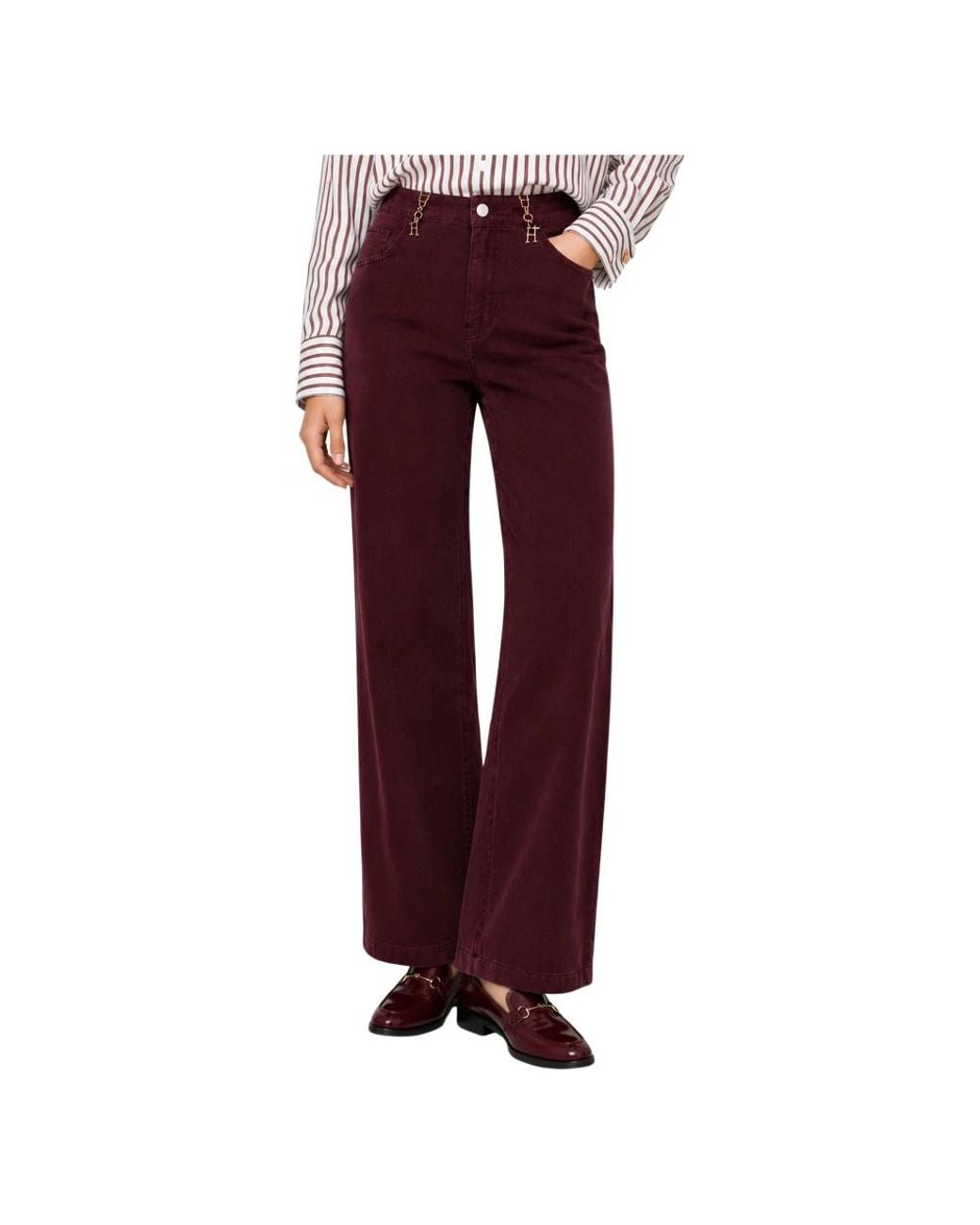 Kocca Red Wide Trousers