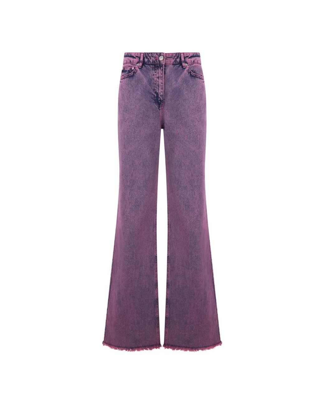 Moschino Purple Flare Jeans