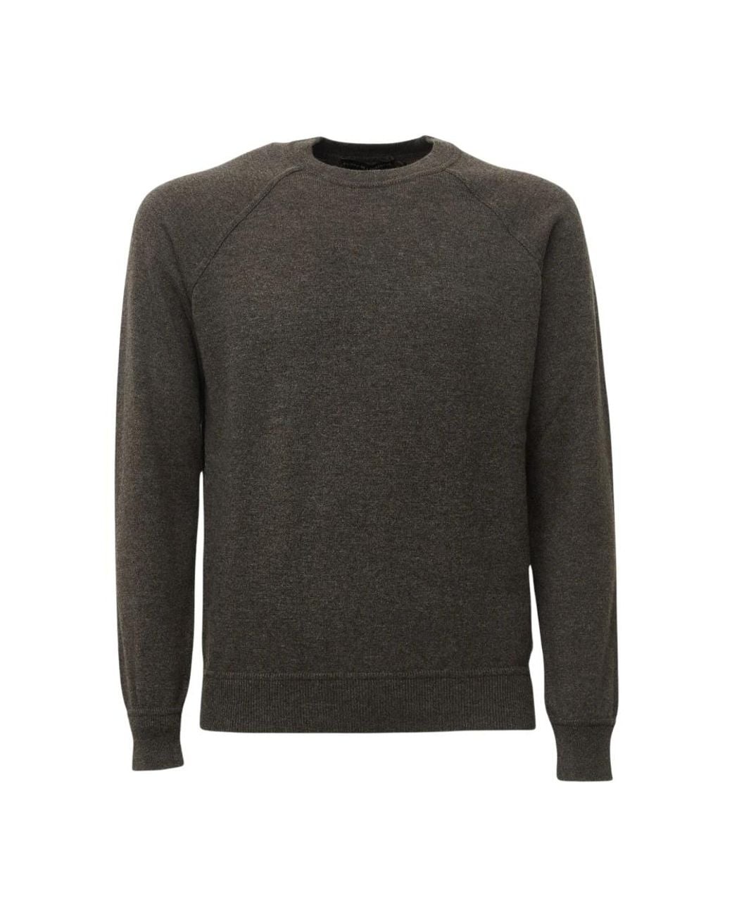 FILIPPO DE LAURENTIIS Gray Round-Neck Knitwear for men