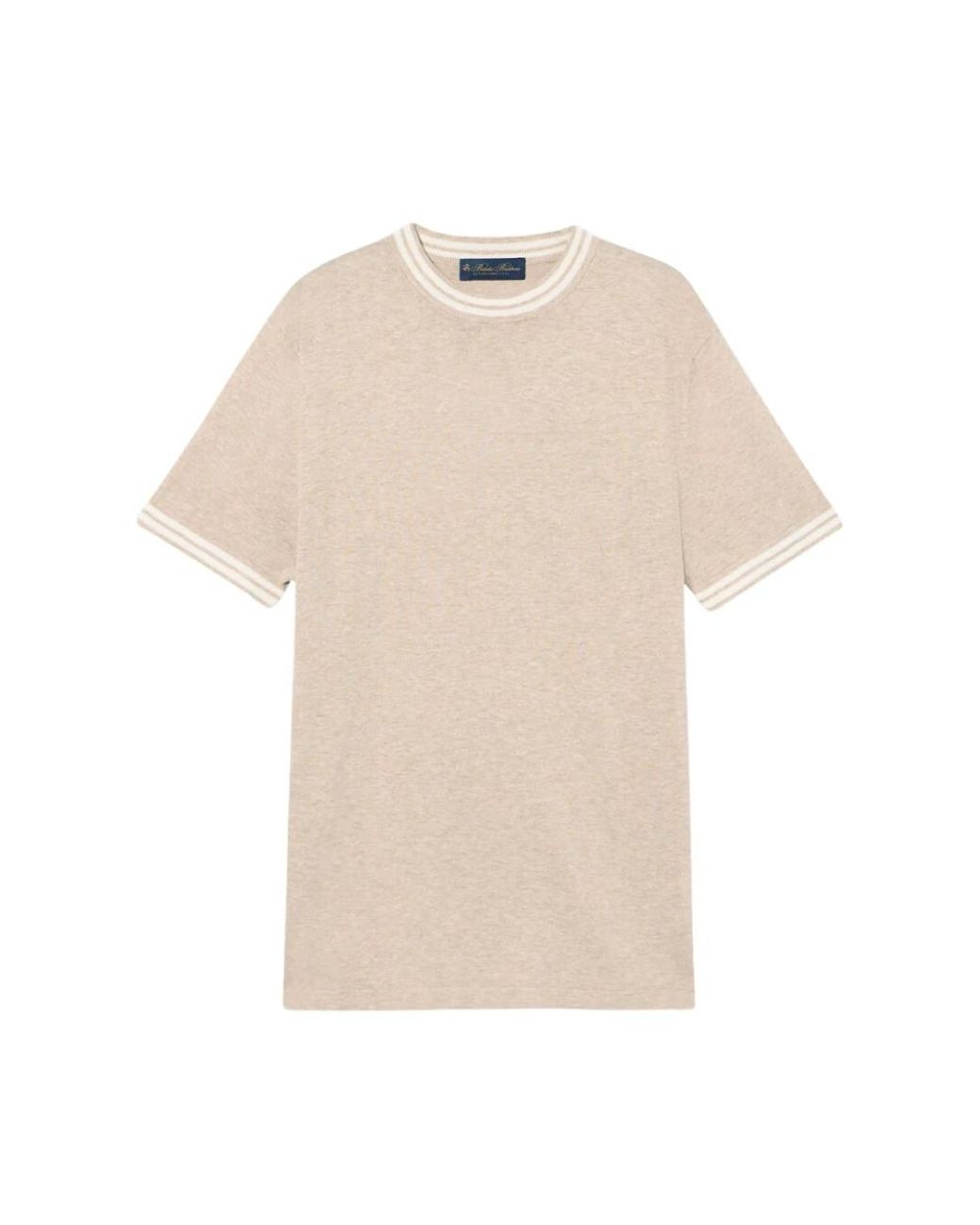 Brooks Brothers Natural Round-Neck Knitwear for men