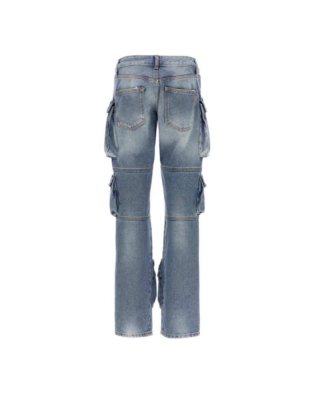 The Attico Blue Straight Fit Jeans