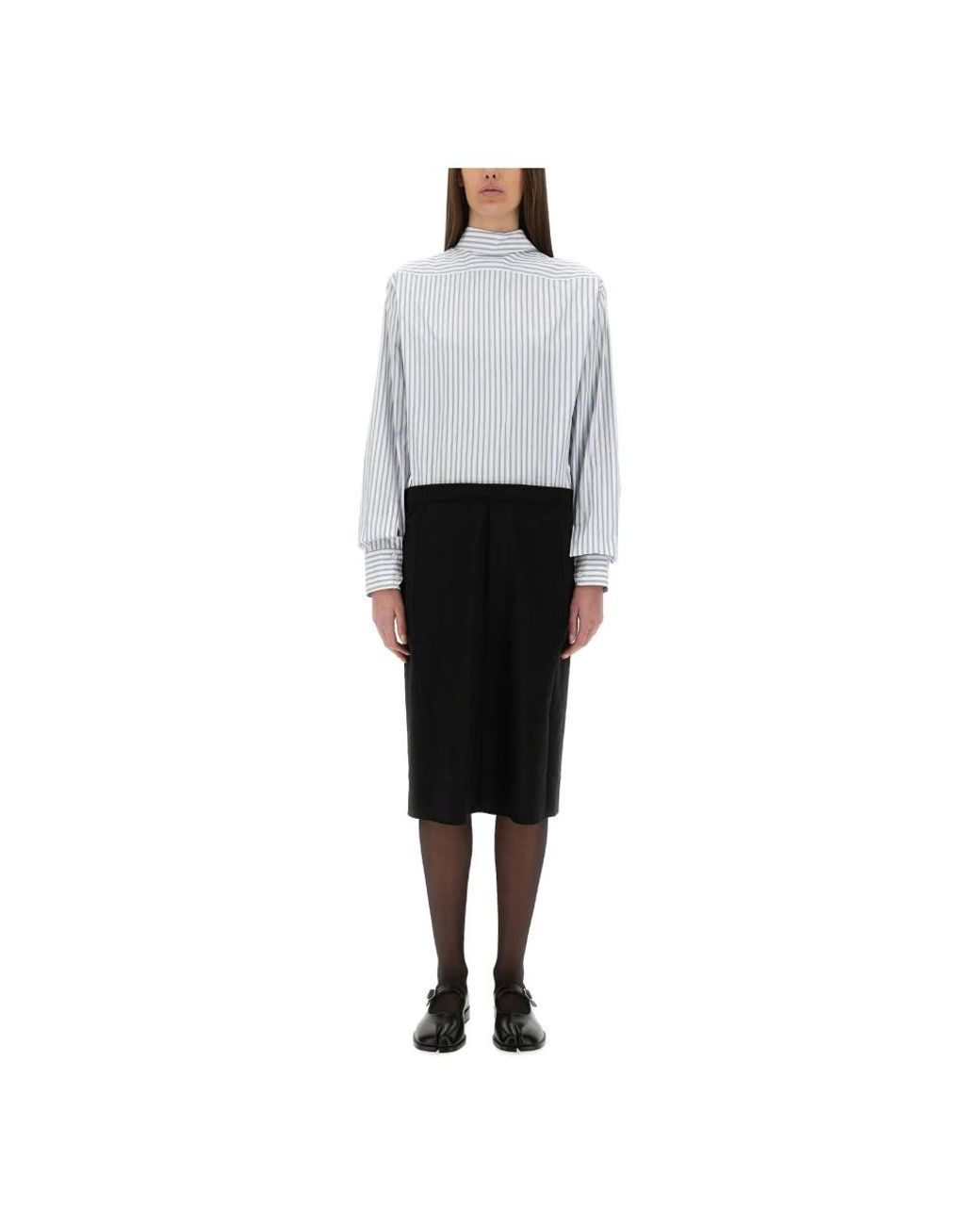 Maison Margiela Black Midi Dresses
