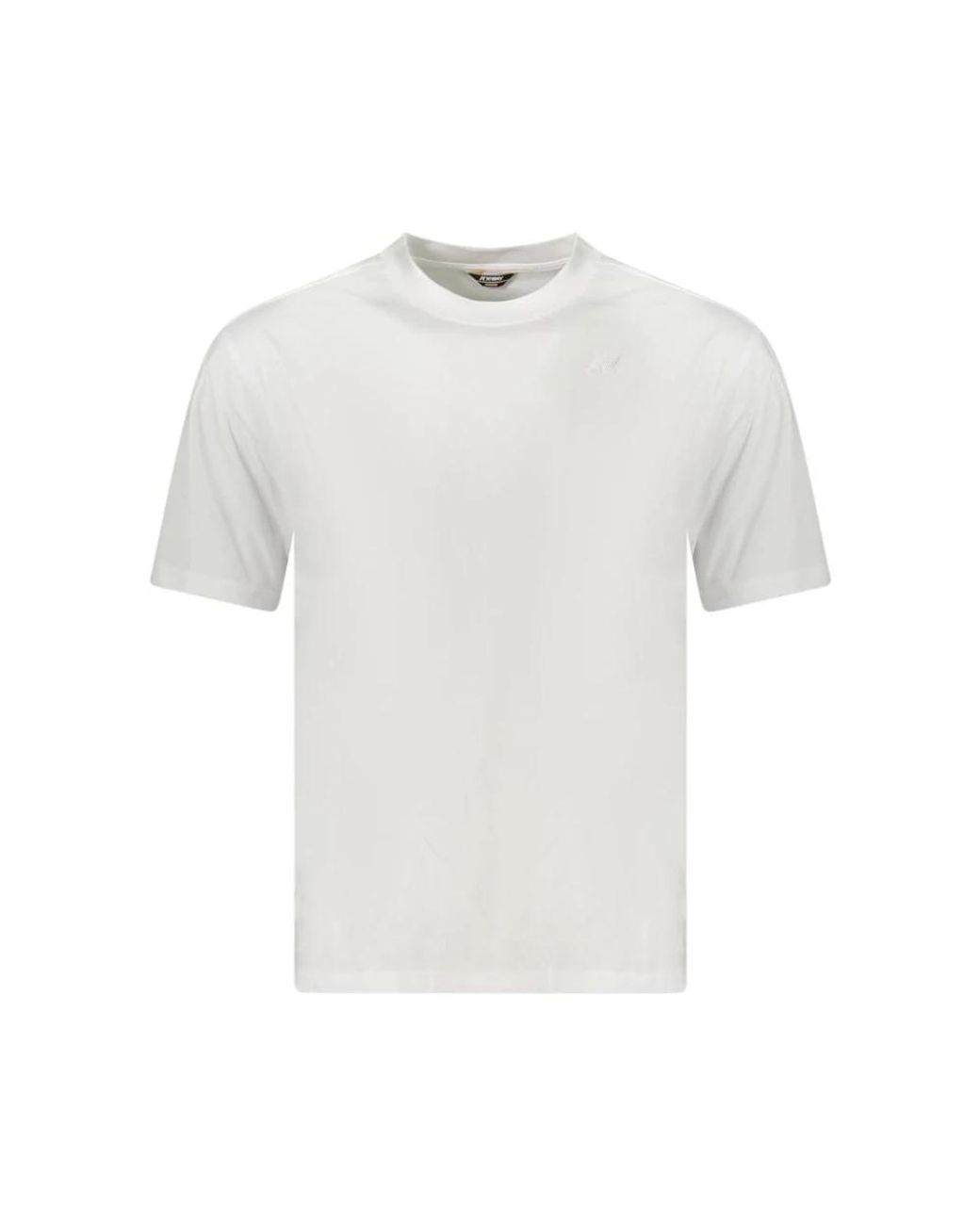K-Way White T-Shirts for men