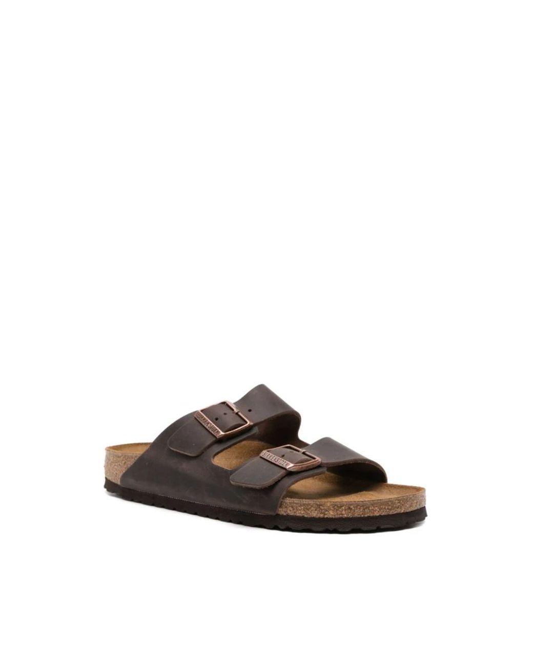 Birkenstock Brown Sliders for men