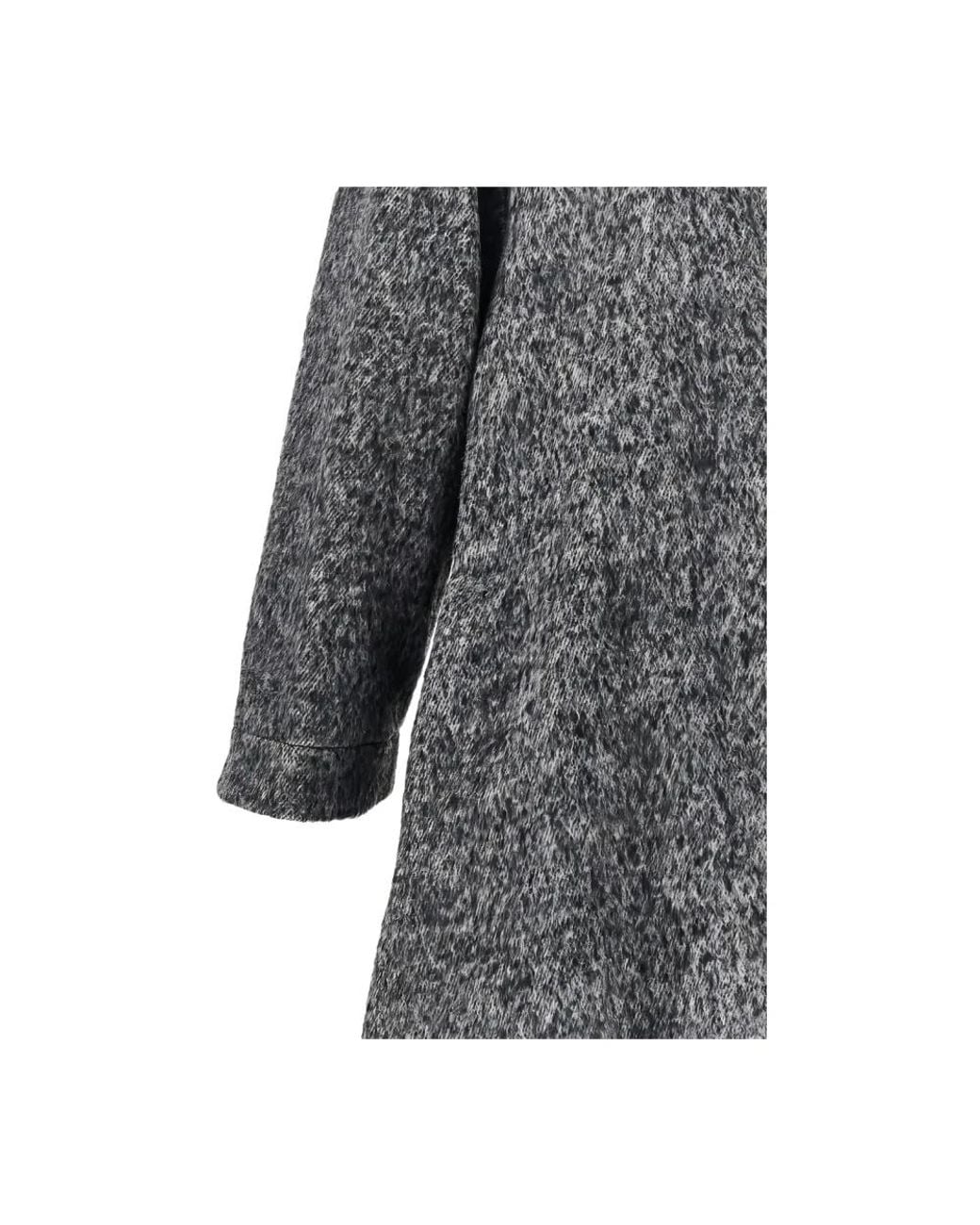 Emporio Armani Gray Single-Breasted Coats