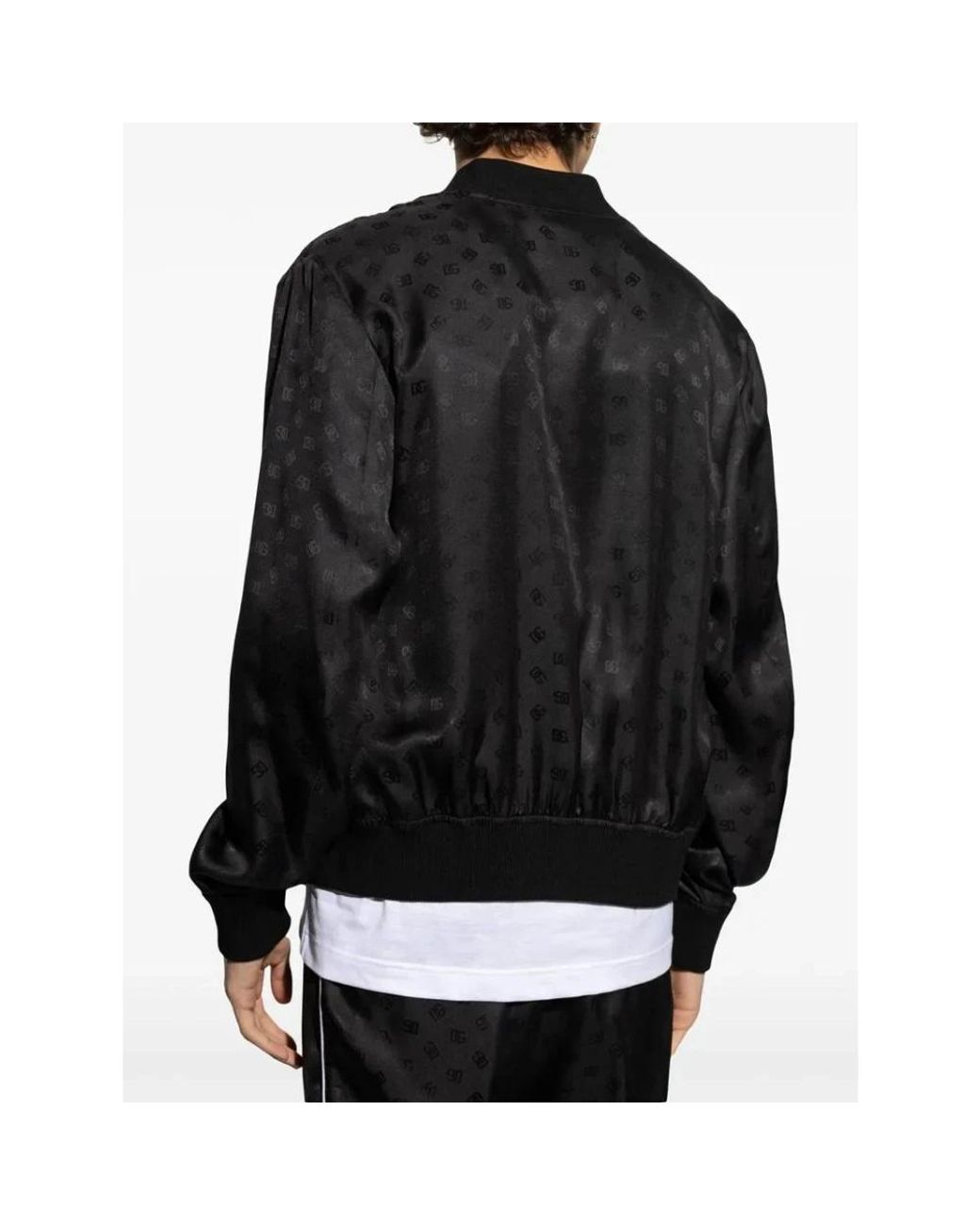 Dolce & Gabbana Black Bomber Jackets for men