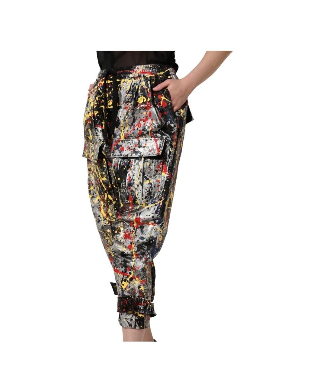 Dolce & Gabbana Black Cropped Trousers