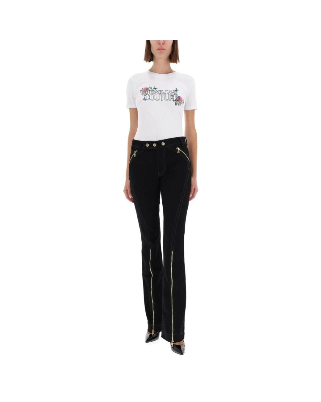 Versace Jeans Couture White T-Shirts