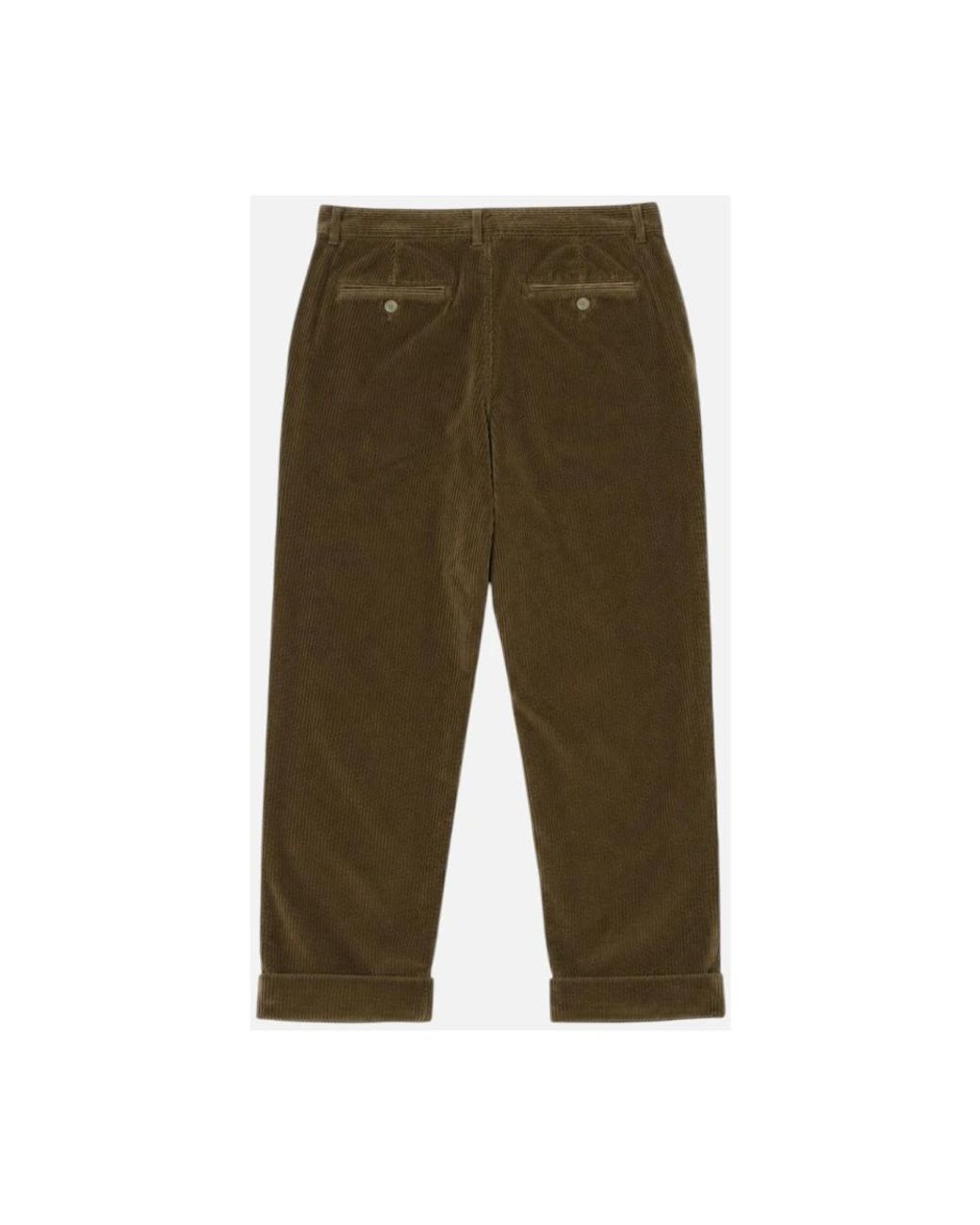 Edmmond Studios Green Straight Trousers for men