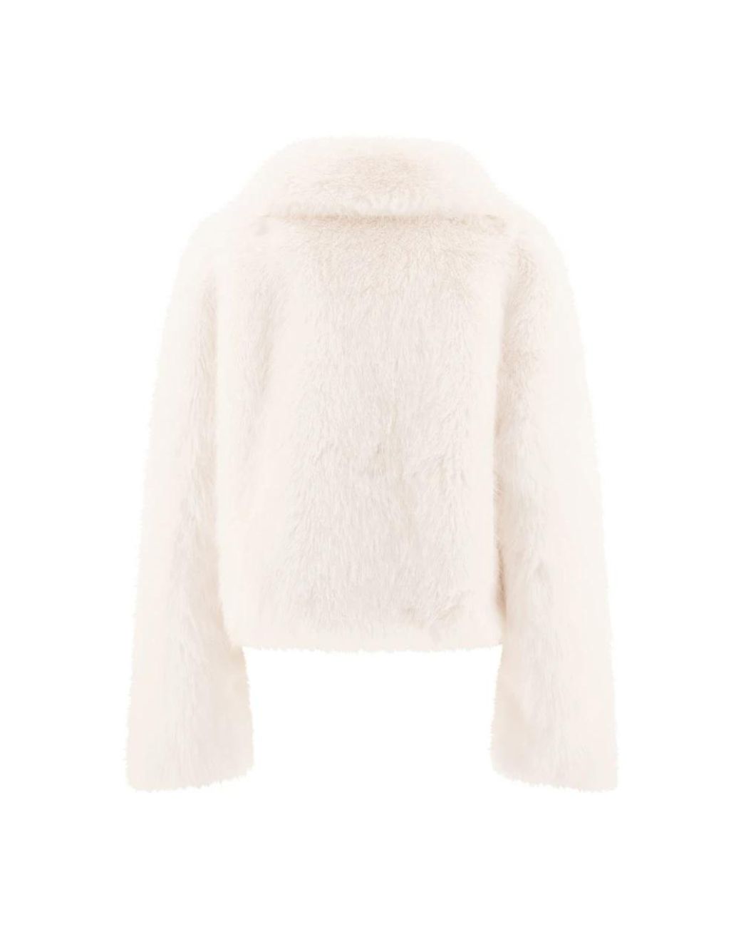 BB COUTURE White Faux Fur & Shearling Jackets