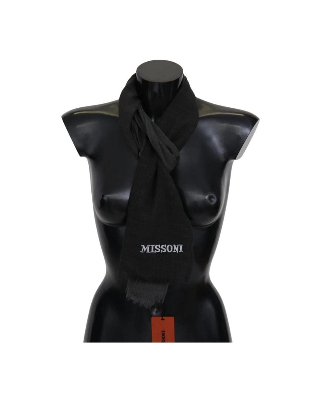 Missoni Black Winter Scarves for men