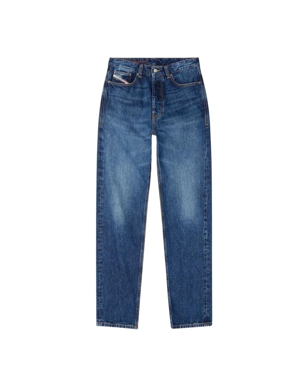 DIESEL Blue Loose Fit Jeans for men