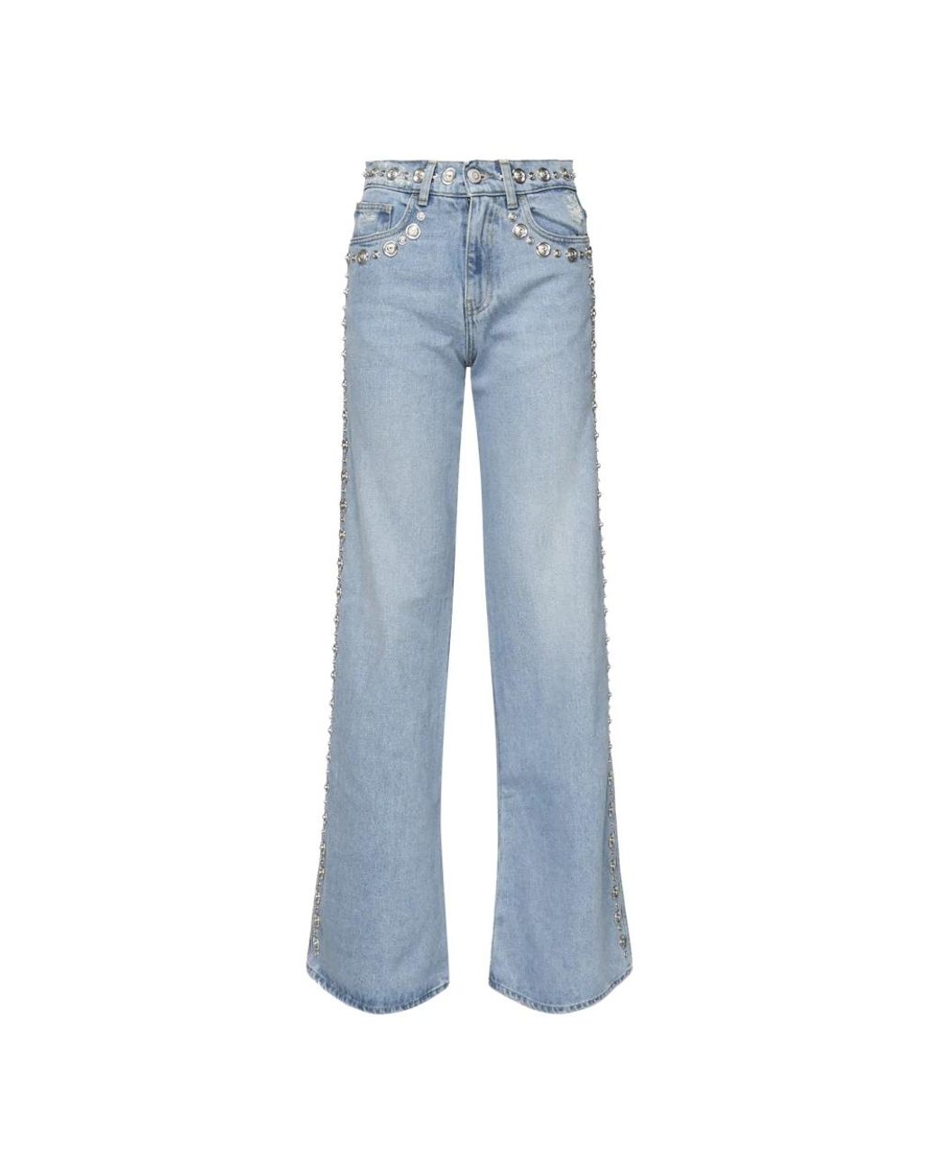 Wide Jeans Coperni de color Blue