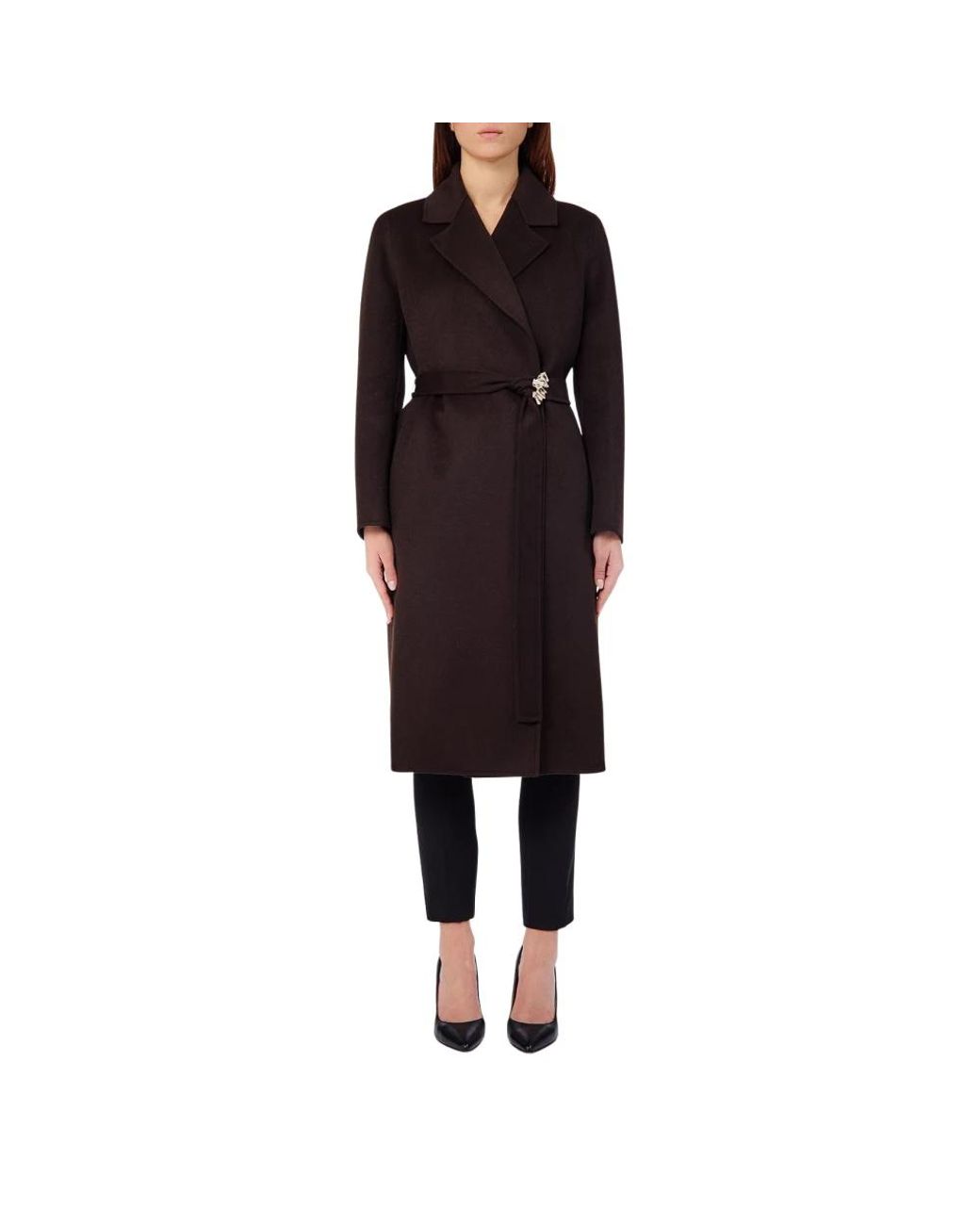 Liu Jo Black Belted Coats
