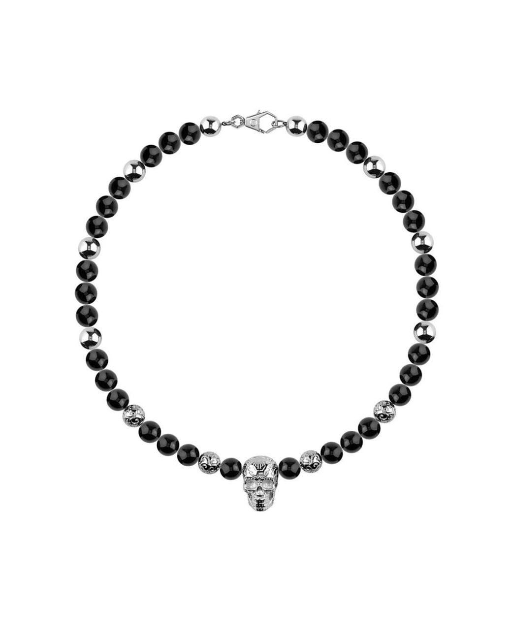Necklaces di Philipp Plein in Black da Uomo