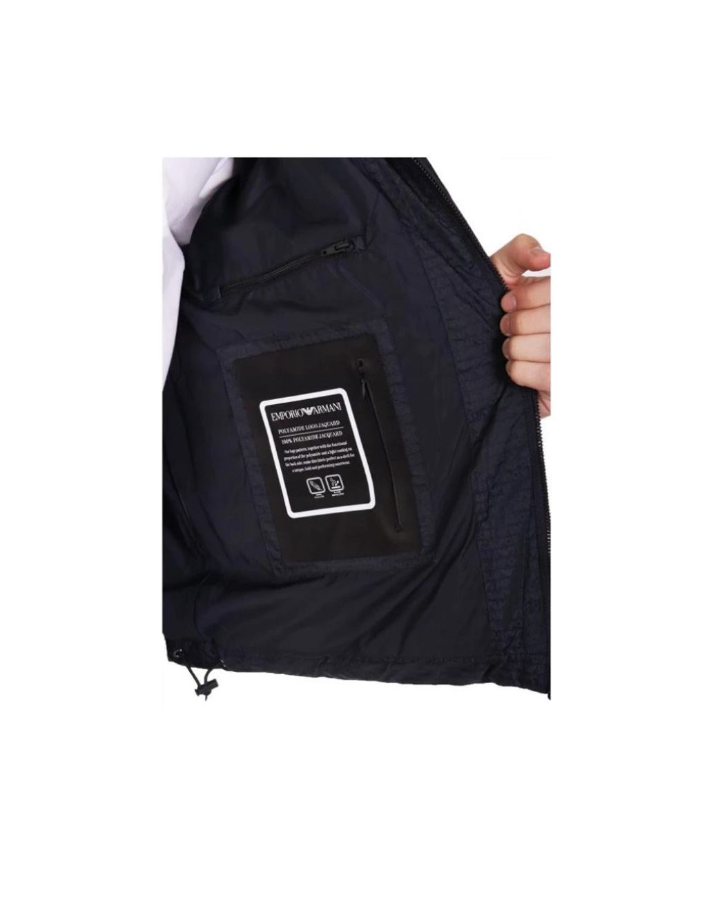 Emporio Armani Blue Down Jackets for men