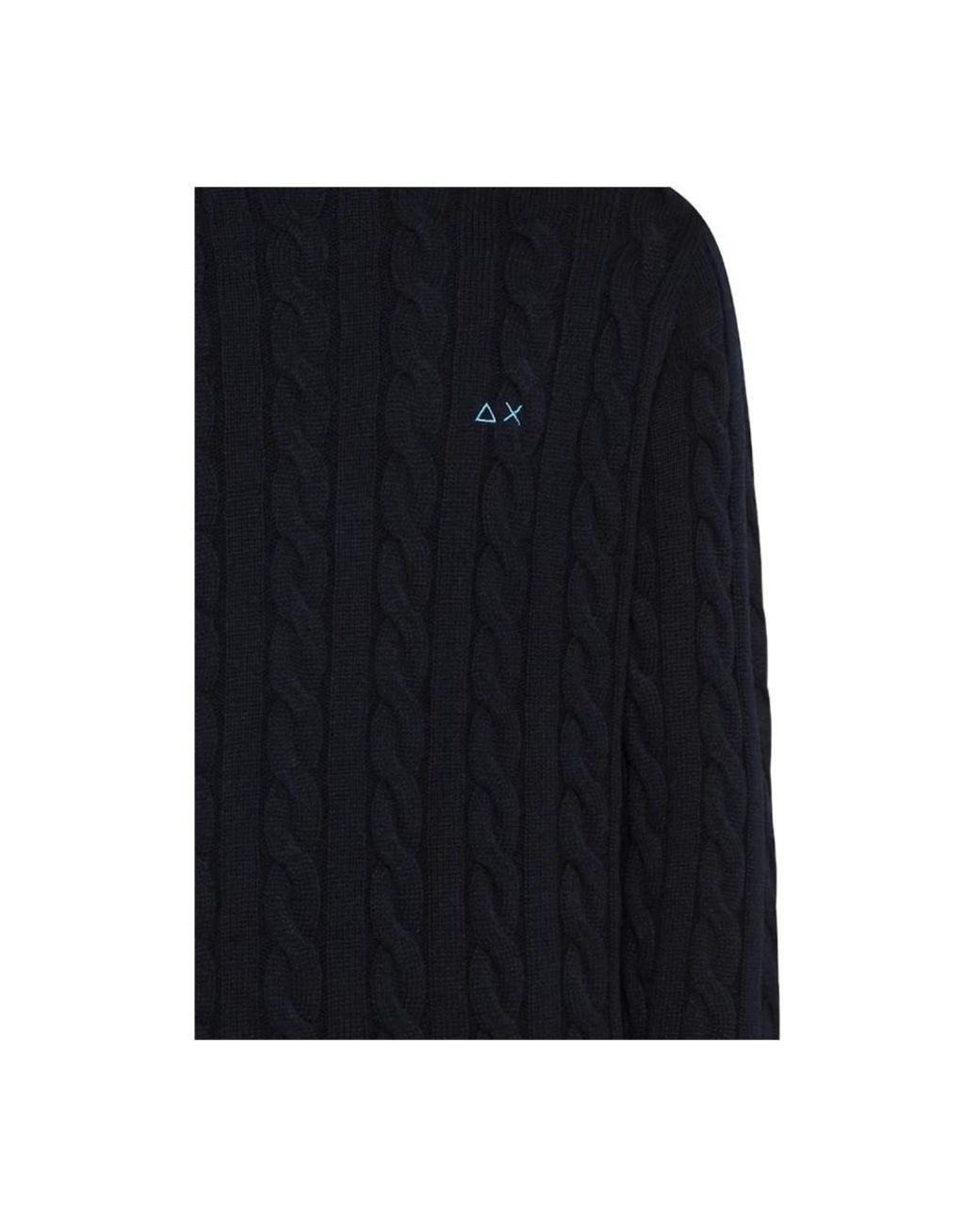 Sun 68 Rollkragenpullover in Black für Herren
