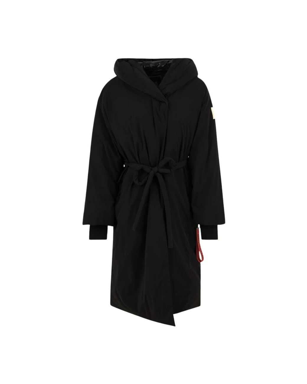 AFTER LABEL Black Belted Coats
