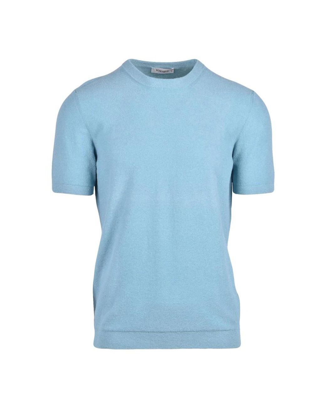 Kangra Blue Round-Neck Knitwear for men