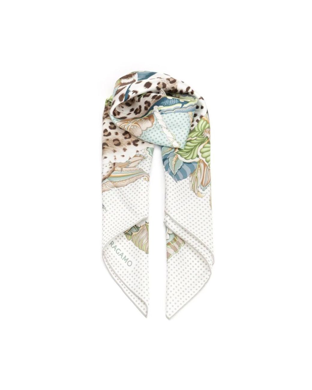 Ferragamo Multicolor Silk Scarves