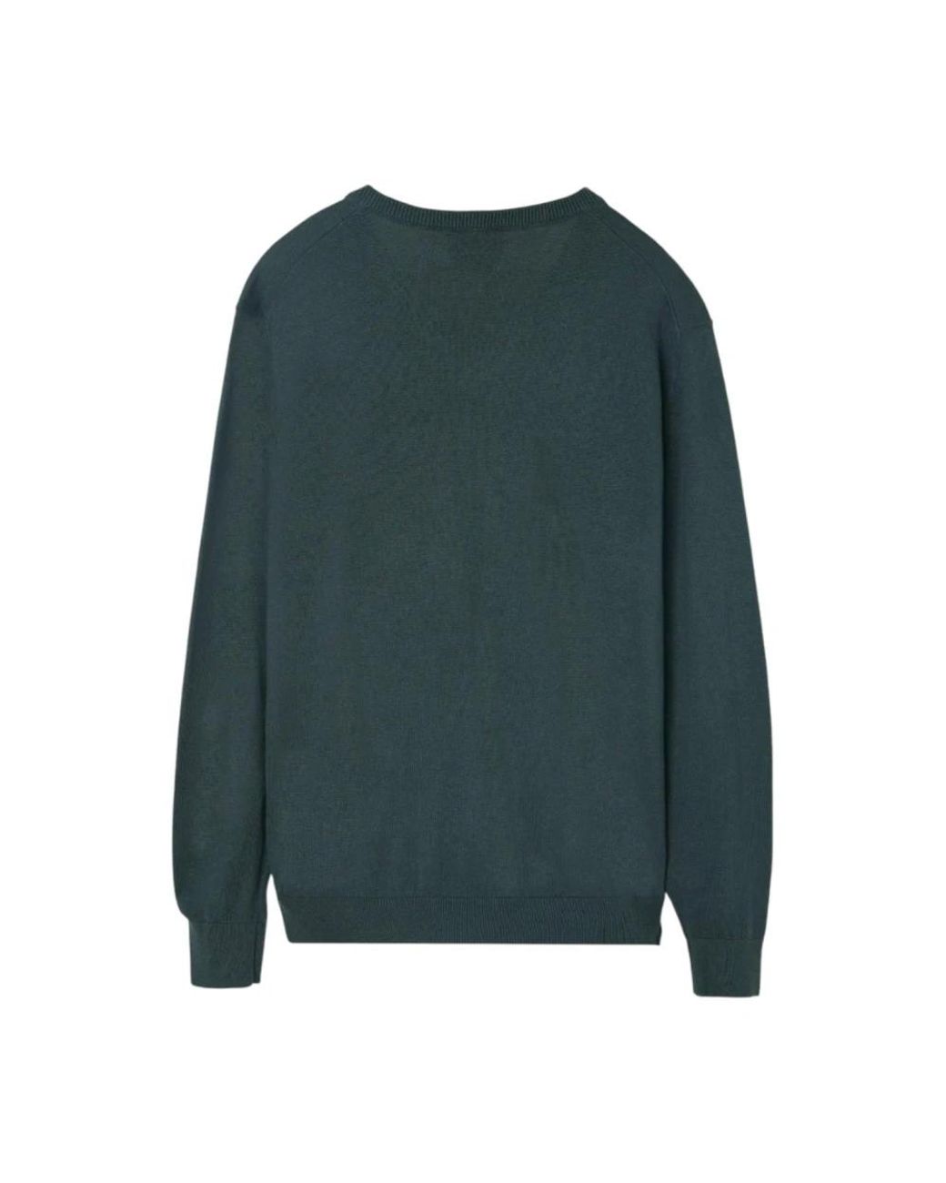 Silbon Green V-Neck Knitwear for men